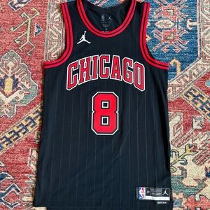 Zach LaVine Nike Chicago Bulls Authentic Jersey Black Small 40 Statement Edition